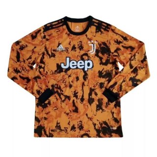 Thailandia Maglia Juventus Terza ML 2020 2021 Arancione Thailandia Maglia Juventus Terza ML 2020 2021 Arancione