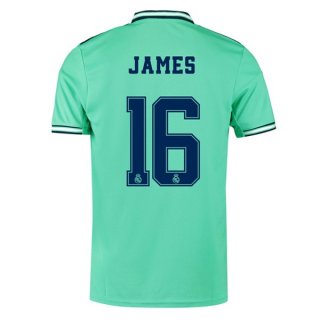 Maglia Real Madrid NO.16 James Terza 2019 2020 Verde Maglia Real Madrid NO.16 James Terza 2019 2020 Verde