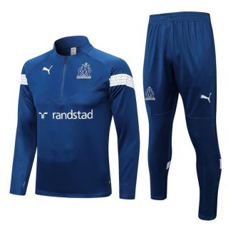 Felpa Allenamento Marseille 2022 2023 Blu Felpa Allenamento Marseille 2022 2023 Blu