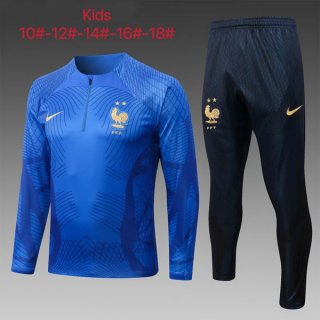 Bambino Felpa Francia 2023 Blu Bambino Felpa Francia 2023 Blu