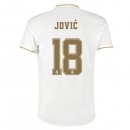 Maglia Real Madrid NO.18 Jovic Home 2019 2020 Bianco