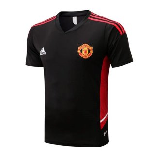 Maglia Formazione Manchester United 2022 2023 Nero Maglia Formazione Manchester United 2022 2023 Nero