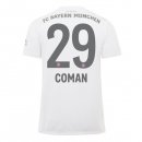 Maglia Bayern Munich NO.29 Coman Away 2019 2020 Bianco