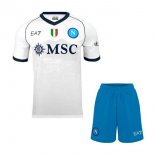 Maglia Napoli Away Bambino 2023 2024 Bianco