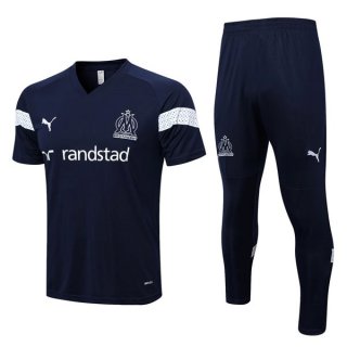 Formazione Marseille Set Completo 2022 2023 Blu Bianco Formazione Marseille Set Completo 2022 2023 Blu Bianco