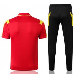 Polo Manchester United Set Completo 2019 2020 Rosso Oro Nero