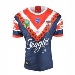 Thailandia Maglia Sydney Roosters Anzac 2018 Blu