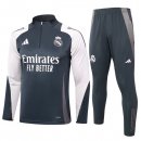Felpa Allenamento Real Madrid 2024 2025 Grigio