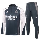 Felpa Allenamento Real Madrid 2024 2025 Grigio
