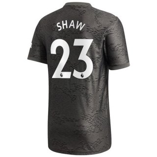 Maglia Manchester United NO.23 Shaw Away 2020 2021 Nero Maglia Manchester United NO.23 Shaw Away 2020 2021 Nero
