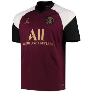 Maglia Paris Saint Germain Terza 2020 2021 Borgogna Maglia Paris Saint Germain Terza 2020 2021 Borgogna