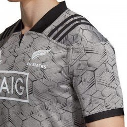 Maglia di Formazione Rugby All Blacks 2018 Grigio