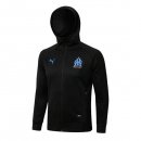 Felpa Cappuccio Marseille 2022 2023 Nero