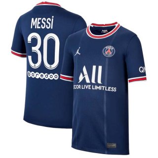 Maglia Paris Saint Germain NO.30 Messi Home 2021 2022 Maglia Paris Saint Germain NO.30 Messi Home 2021 2022