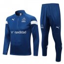 Felpa Allenamento Marseille 2022 2023 Blu