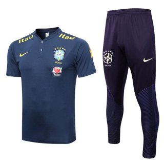 Polo Brasile Set Completo 2022 2023 Blu Polo Brasile Set Completo 2022 2023 Blu