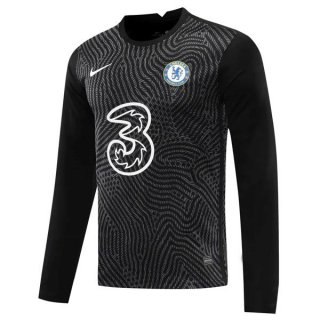 Maglia Chelsea Manga Larga Portiere 2020 2021 Nero Maglia Chelsea Manga Larga Portiere 2020 2021 Nero