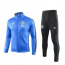 Felpa Manchester United 2019 2020 Blu Luce
