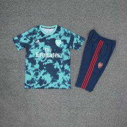 Maglia di Formazione Arsenal Set Completo 2019 2020 Verde Blu