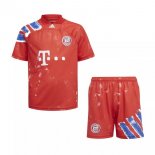 Maglia Bayern Munich Human Race Bambino 2020 2021 Rosso