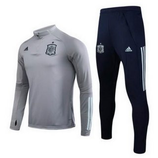 Felpa Spagna 2020 Grigio Nero Felpa Spagna 2020 Grigio Nero