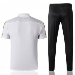 Polo Real Madrid Set Completo 2019 2020 Nero Bianco