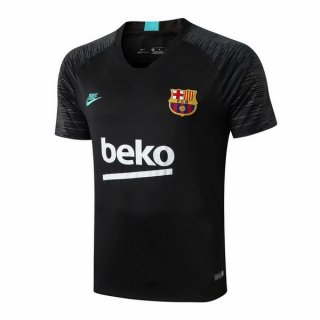 Maglia di Formazione Barcellona 2019 2020 Nero Bianco Maglia di Formazione Barcellona 2019 2020 Nero Bianco