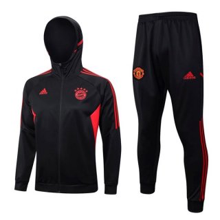 Felpa Cappuccio Bayern Monaco 2023 2024 Nero Felpa Cappuccio Bayern Monaco 2023 2024 Nero