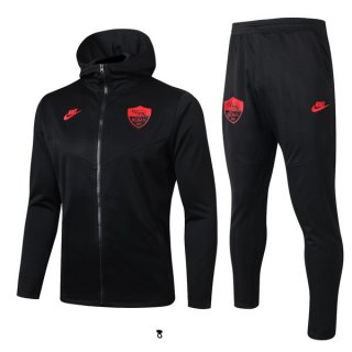 Felpa AS Roma 2019 2020 Nero Rosso Felpa AS Roma 2019 2020 Nero Rosso