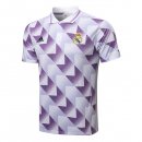 Polo Real Madrid 2022 2023 Bianco Porpora