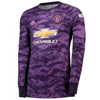 Maglia Manchester United ML Portiere 2019 2020 Porpora Maglia Manchester United ML Portiere 2019 2020 Porpora