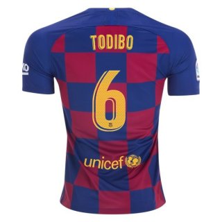 Maglia Barcellona NO.6 Todibo Home 2019 2020 Blu Rosso Maglia Barcellona NO.6 Todibo Home 2019 2020 Blu Rosso