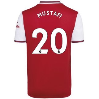 Maglia Arsenal NO.20 Mustafi Home 2019 2020 Rosso Maglia Arsenal NO.20 Mustafi Home 2019 2020 Rosso