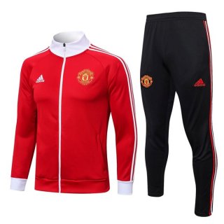 Giacca Manchester United 2022 2023 Rosso Nero Giacca Manchester United 2022 2023 Rosso Nero