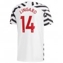 Maglia Manchester United NO.14 Lingard Terza 2020 2021 Bianco