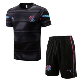 Maglia Formazione Manchester City Set Completo 2022 2023 Grigio Maglia Formazione Manchester City Set Completo 2022 2023 Grigio