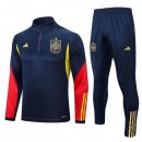 Felpa Spagna 2022 2023 Blu Rosso