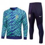 Giacca Brasile 2022 2023 Verde Blu