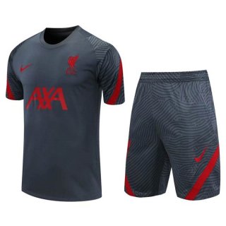 Formazione Liverpool Set Completo 2020 2021 Grigio Rosso Formazione Liverpool Set Completo 2020 2021 Grigio Rosso