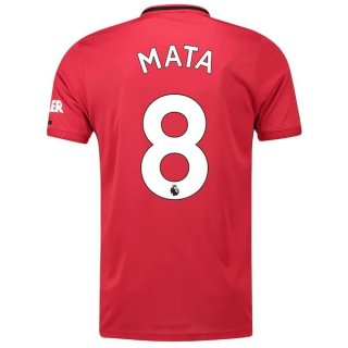 Maglia Manchester United NO.8 Mata Home 2019 2020 Rosso Maglia Manchester United NO.8 Mata Home 2019 2020 Rosso