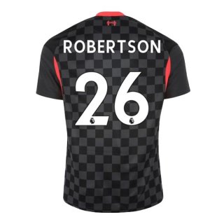 Maglia Liverpool NO.26 Robertson Terza 2020 2021 Nero Maglia Liverpool NO.26 Robertson Terza 2020 2021 Nero