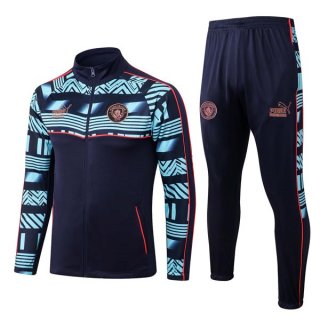 Giacca Manchester City 2023 Nero Blu Giacca Manchester City 2023 Nero Blu