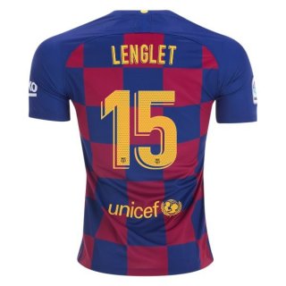 Maglia Barcellona NO.15 Lenglet Home 2019 2020 Blu Rosso Maglia Barcellona NO.15 Lenglet Home 2019 2020 Blu Rosso