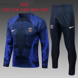 Bambino Felpa PSG 2023 Blu 2 Bambino Felpa PSG 2023 Blu 2