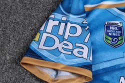 Thailandia Maglia Gold Coast Titans Classic 2017 2018 Blu