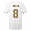 Maglia Real Madrid NO.8 Kroos Home 2019 2020 Bianco