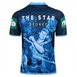 Thailandia Maglia NSW Blues Classic Capitanes TRUE Blue 2017 2018 Blu
