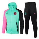 Giacca a Vento Barcellona 2020/2021 Verde Rosa