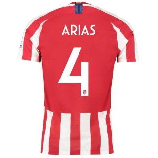 Thailandia Maglia Atletico Madrid NO.4 Arias Home 2019 2020 Rosso Thailandia Maglia Atletico Madrid NO.4 Arias Home 2019 2020 Rosso