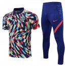 Polo Barcellona Set Completo 2021 2022 Giallo Blu